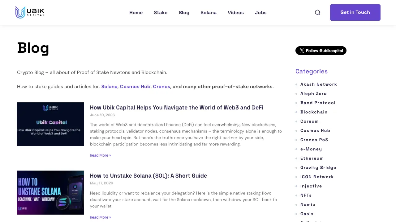Ubik Capital crypto blog