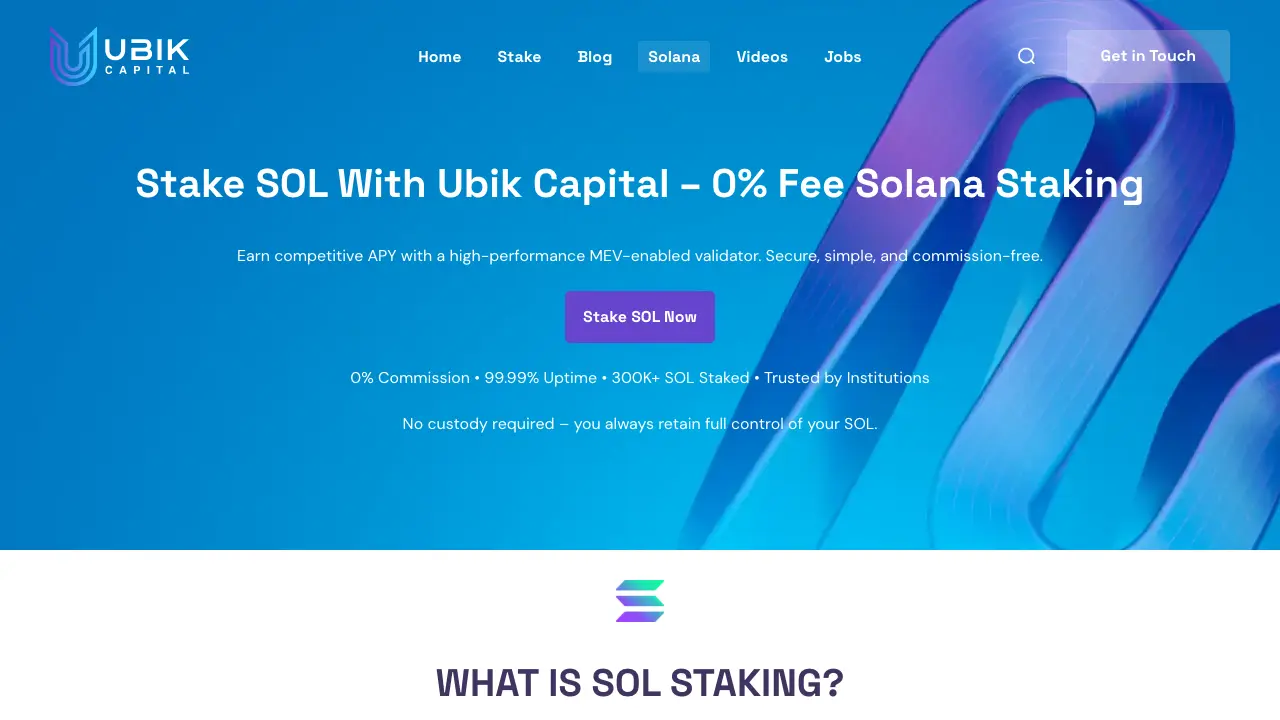 Ubik Capital Solana delegation guide